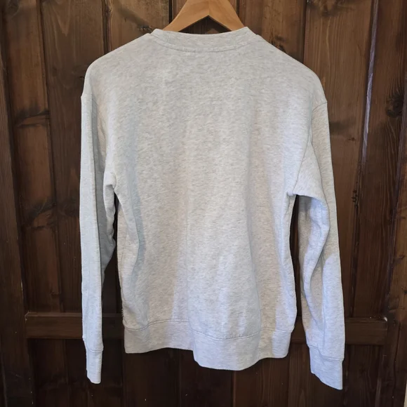Vans Light Gray Palm Graphic Crewneck Sweater - Picture 2 of 3